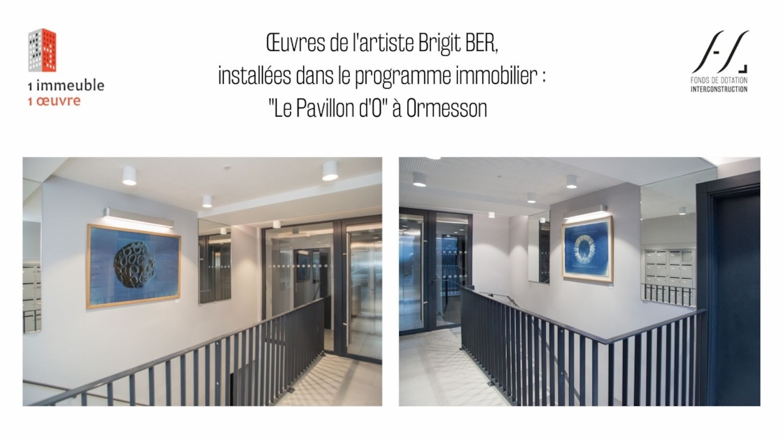 Le Fonds de Dotation Interconstruction vous présente les #oeuvres de l'artiste Brigit BER, installées à Ormesson dans le programme #immobilier du groupe @INTERCONSTRUCTION : "Le Pavillon d'O". 

…terconstruction.sites-by-prodirect.fr/logement/ormes…