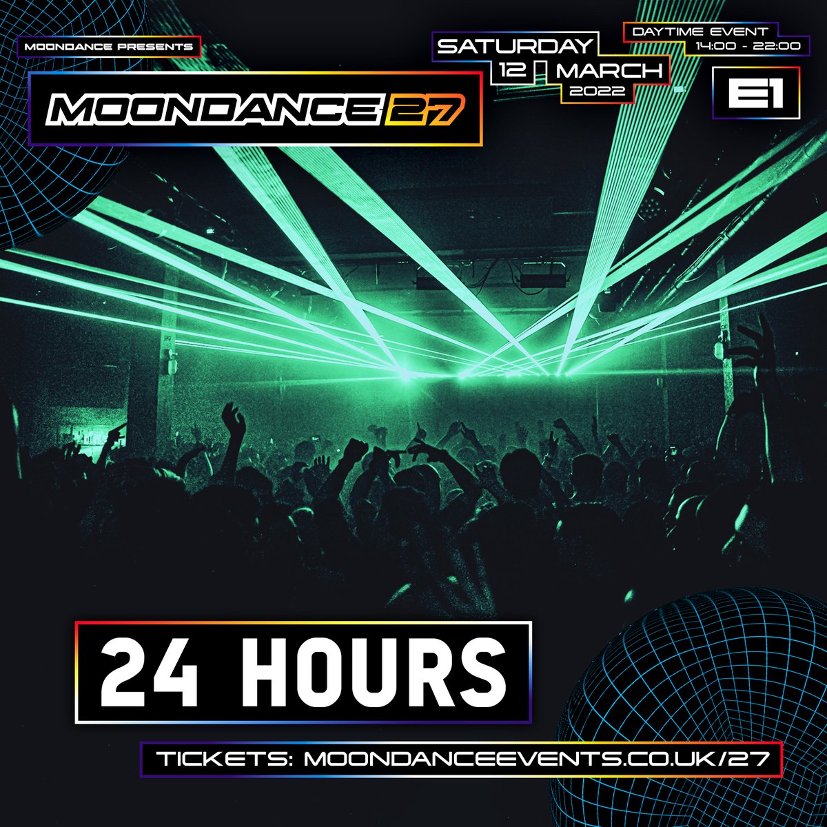 Just over 24 hours till the massive Moondance 27 drops at E1 with 3 rooms of your favourite Jungle Classics, Drum &amp; Bass Anthems, Old Skool, House &amp; UK Garage Classics!
Final chance for tickets: deftickets.co.uk/events/2494078…