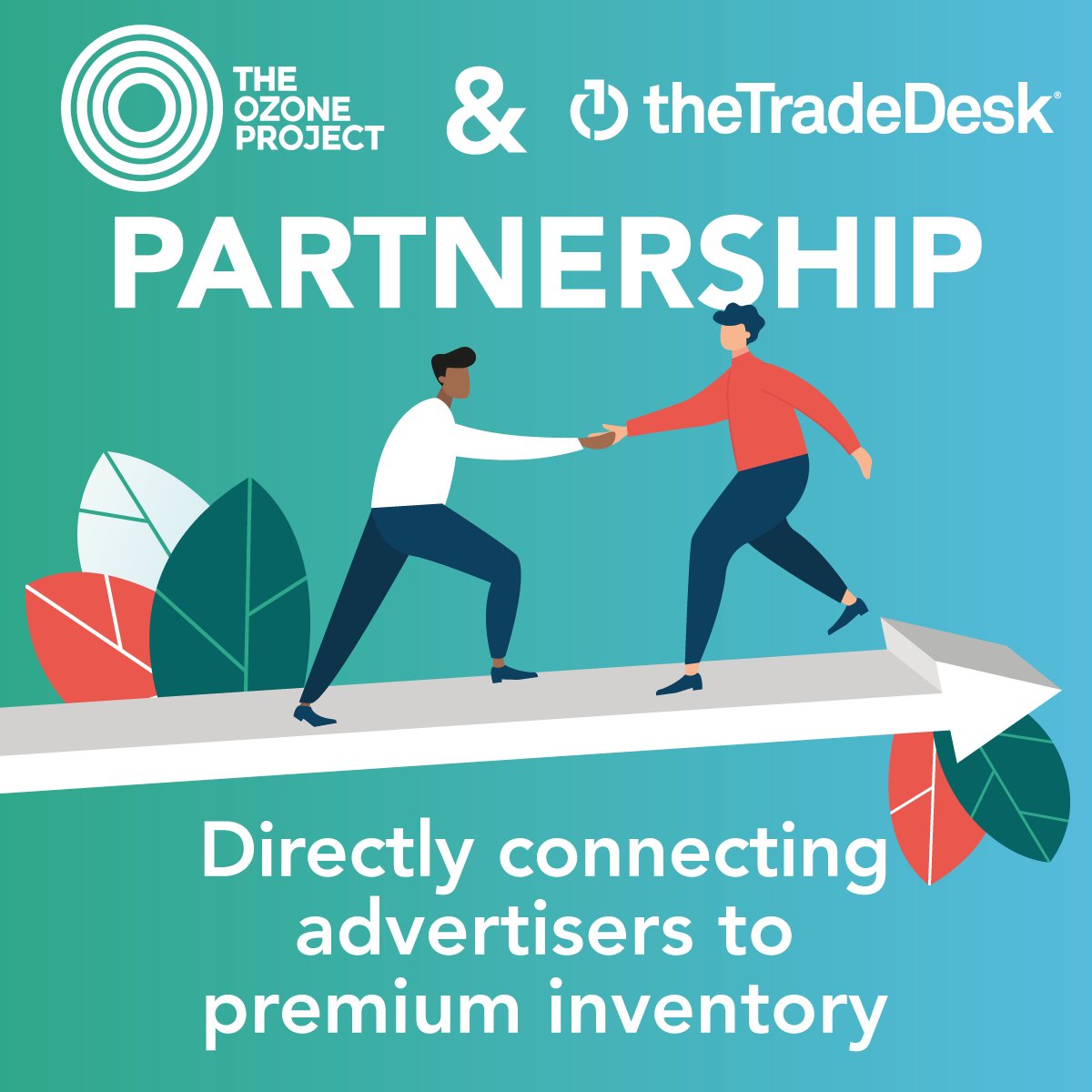 TheOzoneProject's tweet photo. Our new direct-to-publisher, fully transparent connection with @TheTradeDesk has now gone LIVE 💥 It's a match made in heaven, according to @TheDrum, and we couldn't agree more! Read more about our exciting new partnership in @NewDigitalAge1 here: https://t.co/sVyl2P6rTZ https://t.co/trFhhFRhJy