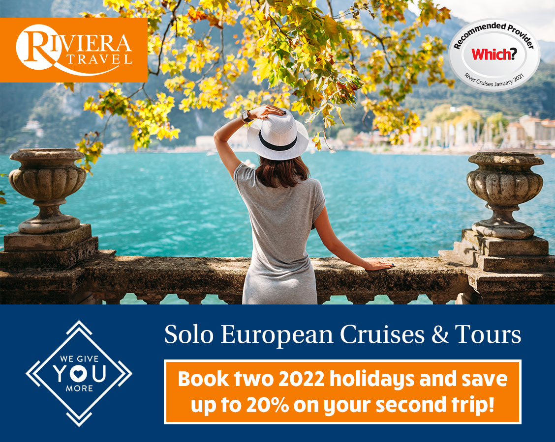 👀 Exclusive Solo Cruises & Tours with @RivieraTravelUK! Book 2 Holidays & Save up to 20% 🤩 #wegiveyoumore #rivieratravel #rivercruise #escortedtour - mailchi.mp/thecruisevilla…