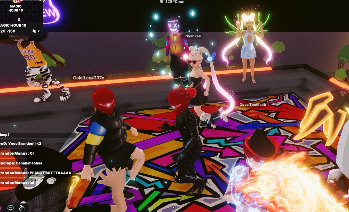 Fr1skyBumbleBee's tweet photo. Last night was pretty damn awesome! Meet some amazing people, with good vibes and energy!!

#Decentraland #Metaverse #Cyberninjacollection #MagicHour19 https://t.co/cvxgD68o8G