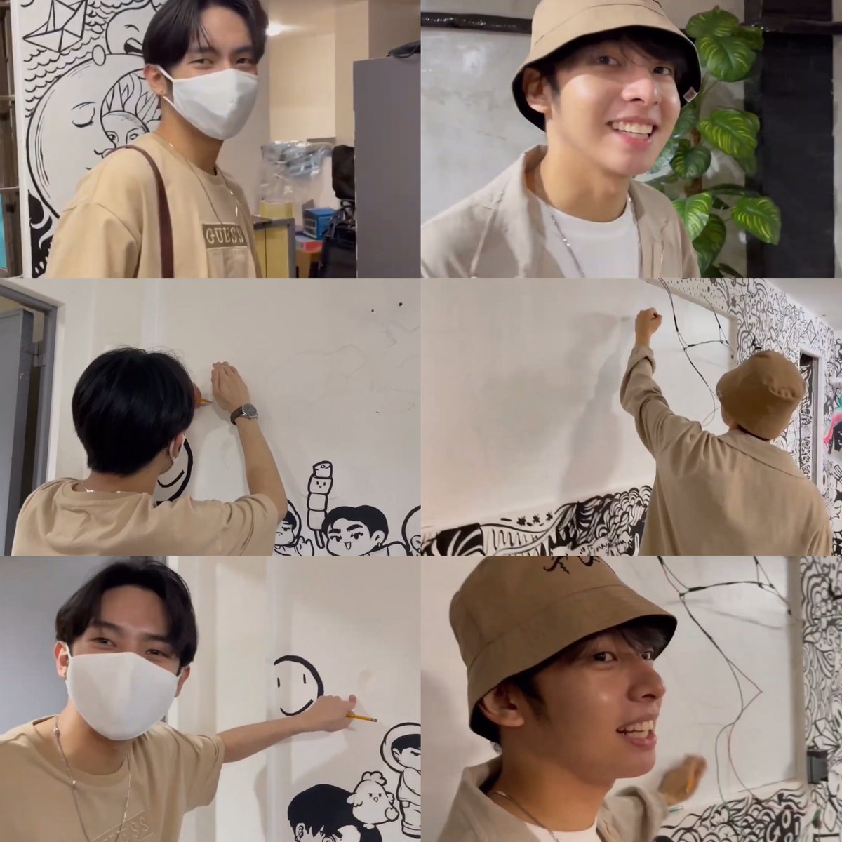 jahdiary's tweet photo. some parallels from the vlog 🤎 

#SB19_JUSTIN @SB19Official https://t.co/cNENLcNCSZ