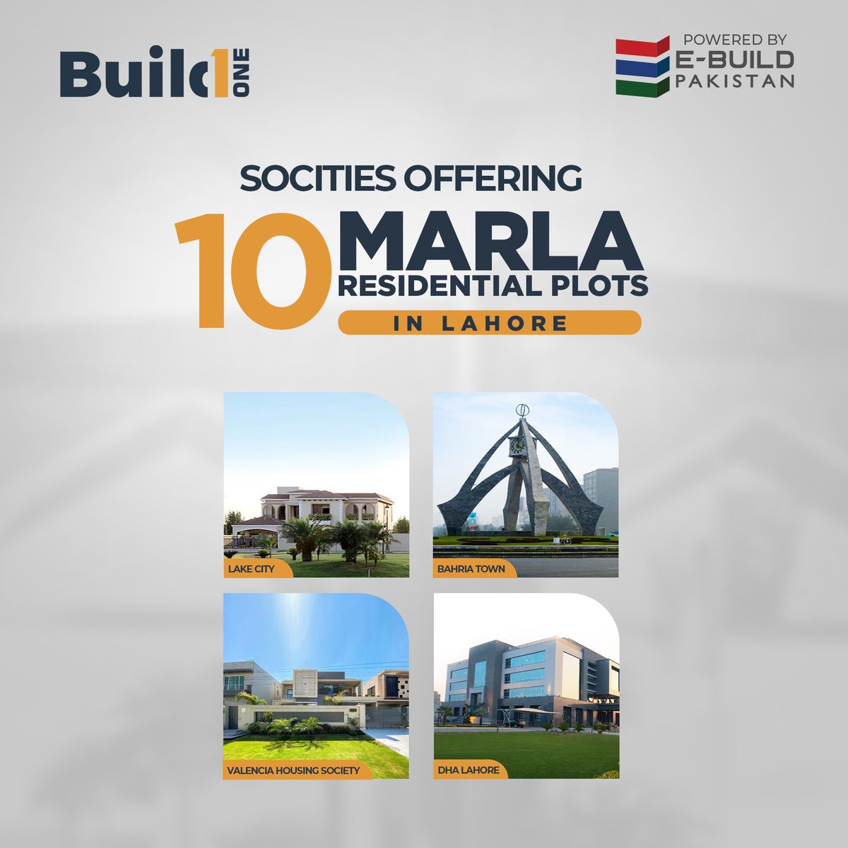 buildonepk's tweet photo. Confused about where to build your 10 marla smart home in Lahore?

Here are some of the best societies that offers 10 marla residential plots in Lahore, to help you decide.

🌐 https://t.co/UvFi5oXHtR
📞 +92 300 824 3327
📧 info@buildone.pk

#BuildYourDreamHome #BuildOne https://t.co/thwoAmJ7Ql