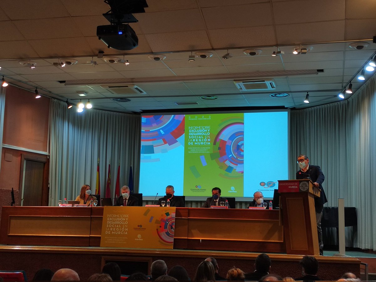 rainer_gehrig's tweet photo. Presentación Informe Foessa Región de Murcia 2022. Un análisis del impacto de la pandemia en nuestra región. #Caritas https://t.co/3VIKTE0vWx