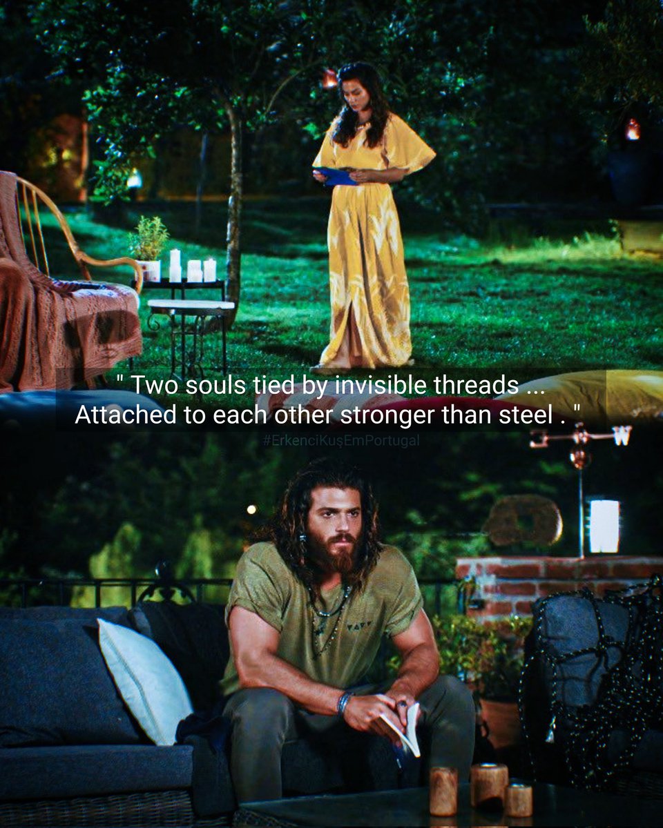" Duas almas amarradas por fios invisíveis...
Ligadas uma a outra , mais forte do que o aço. " 

     ⛓ Sanem Aydın [ ep 44 ]

  #DemetÖzdemir • #CanYaman
             #ErkenciKuş