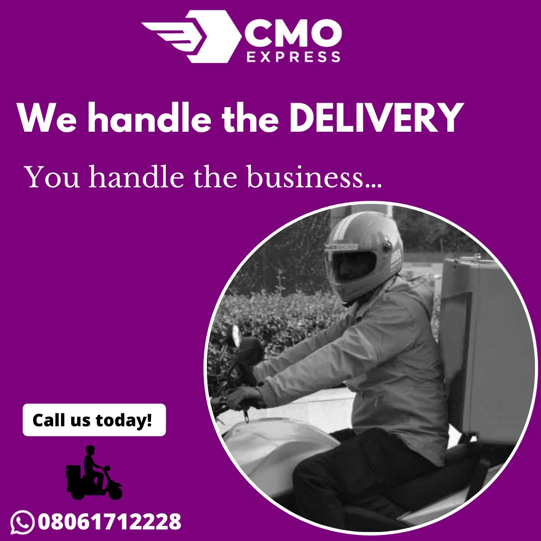cmoexpress's tweet photo. Focus on your core business and let us handle the stress of deliveries.

Call/WhatsApp +2348061712228

#Abujatwittercommunity https://t.co/7BHxFNtgcD