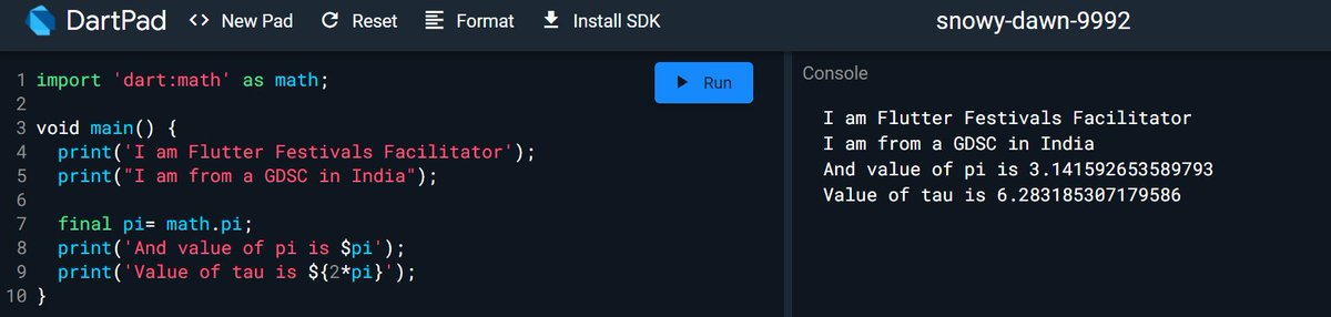 harshchhabra37's tweet image. Output of Flutter Festival trivia #4
#FlutterFestivals #DeveloperStudentClubs
@GoogleDevsIn @FlutterDev
