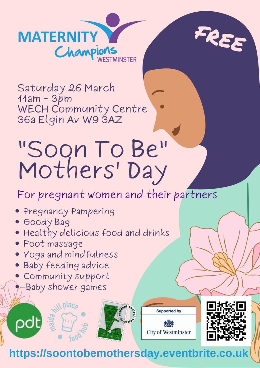 Do you live in Westminster? Are you expecting a baby? Come along to a fantastic free event. To guarantee a goody bag worth £50 please book using the eventbrite link.