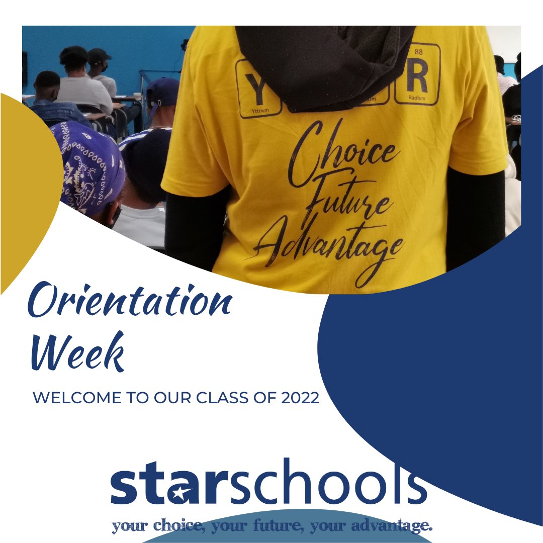 O Week
Welcome to our Class of 2022
Spread out your wings and soar high - We believe in you!
#MatricRewrite #starschools #2ndChance #parenting #DBE #SupplementaryEducation #classof2022