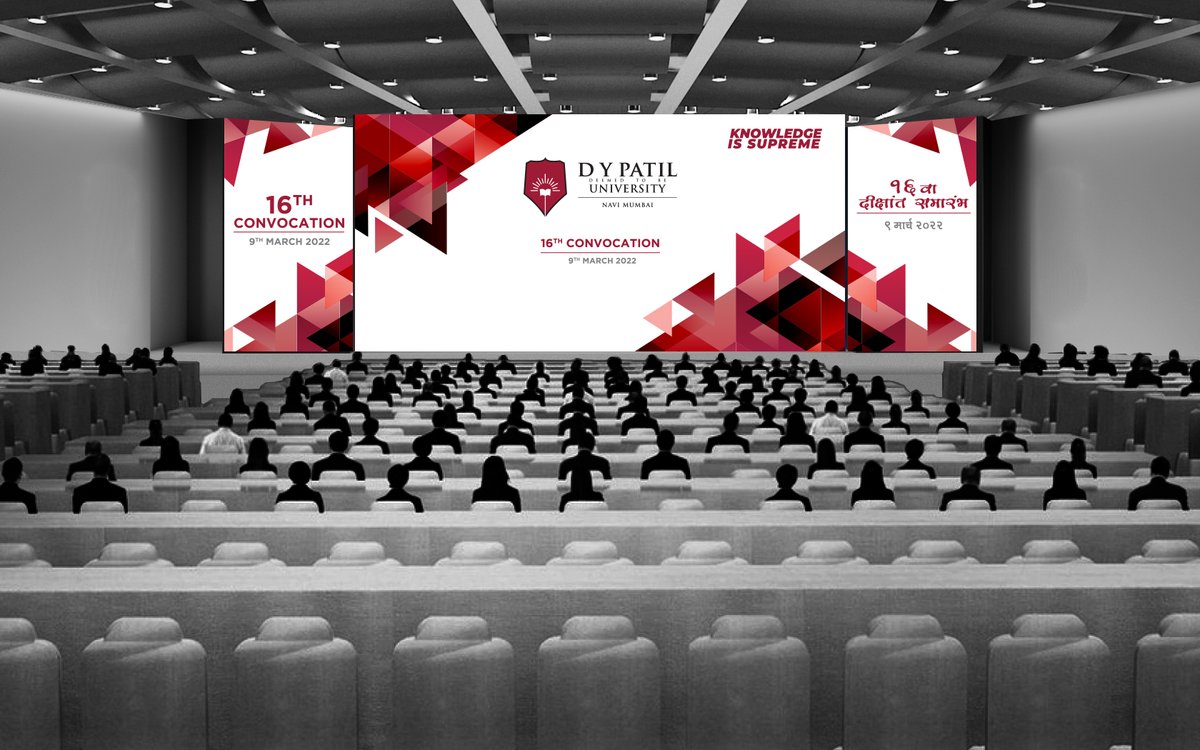 We are proud to be associated with DY Patil University for hosting their 16th Convocation Ceremony #virtually on Vconfex - A Virtual Event Platform by Times Internet.

Host your #university events virtually on Vconfex .
Book a demo now:
lnkd.in/ecxUZueK

#events #event