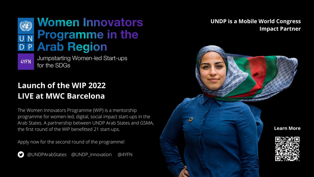 UNDPKuwait's tweet photo. Are you a #women #entrepreneur from #Kuwait leading a #startup focusing on #digital and #socialimpact? 
APPLY now for the 2022 Women Innovators Programme https://t.co/ikyj1QzjPb. Applications now open until 21 March:
https://t.co/pHhju1UOC7

#4YFN22 #WomenInnovatorsProgramme https://t.co/UGn2CcjPNx