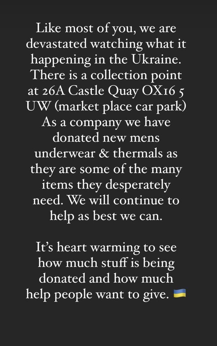 Help for Ukraine, Banbury 🇺🇦