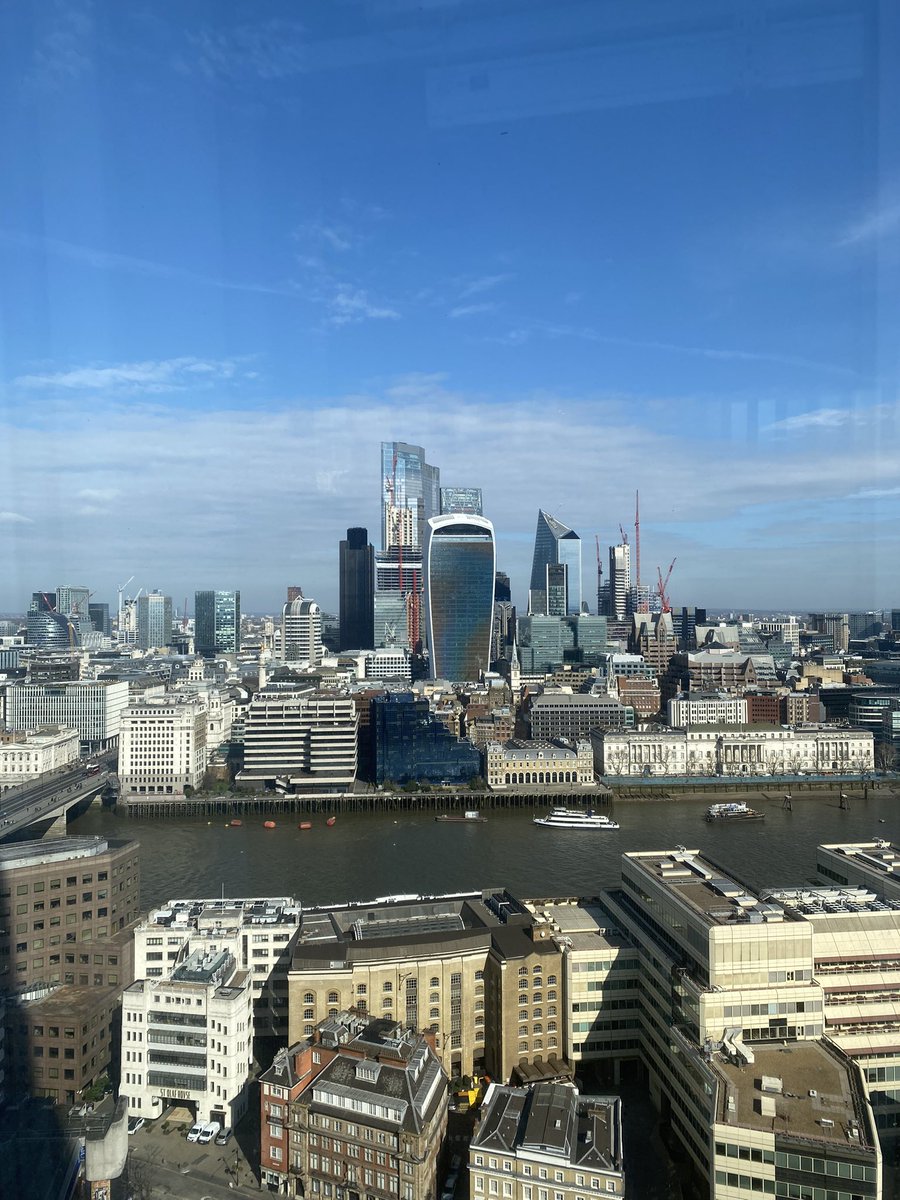 At the Shard this morning for the <a href="/WeAreUnily/">Unily</a> Unily Intranet Masterclass to learn about digital employee experience and for the view, of course! #intranetmasterclass