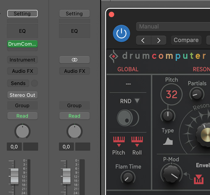 From now on you can use DrumComputer as a MIDI FX plug-in. Download version 1.2.5 here: 
sugar-bytes.de/account