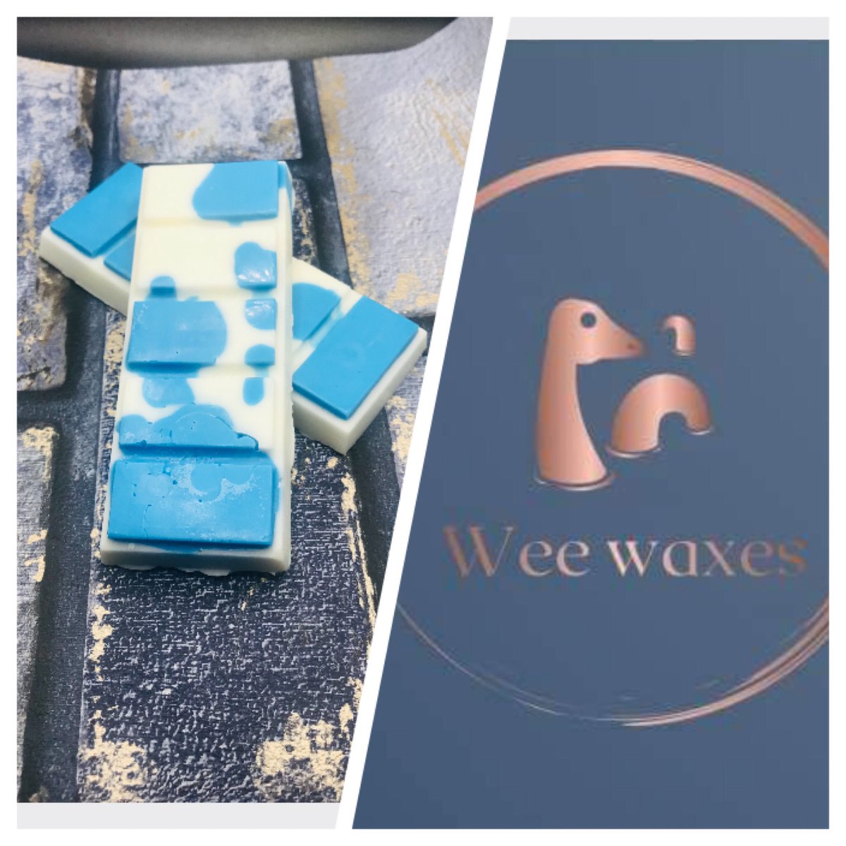 WeeWaxes's tweet image. Flora linen snap bar £3.25 jist like fresh line dried sheets 😍 #waxmelts #scotland #slamannan #falkirk #handmade #soywax #blue #white #weewaxes #craft #fragrance