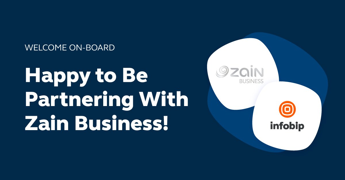 Infobip's tweet photo. We are proud to announce that we signed a Strategic Partnership Agreement with @ZainJo  at #MWC22 Barcelona to provide innovative technology solutions in #Jordan. Read more: https://t.co/FqxfsW5LIC
#WorldsConnected https://t.co/B2dqgxTbU9