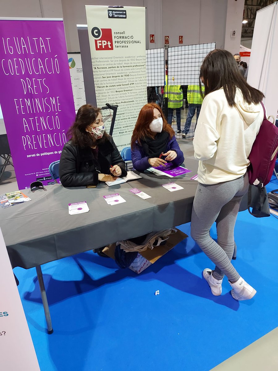 ajtrsgenere's tweet photo. Avui, des del nostre Servei d'Inserció Laboral, som presents a la Fira Terrassa Tria Futur: 
https://t.co/Ut48tsk630
#terrassafeminista #terrassatriafutur #inserciólaboral #dones
@ajterrassa https://t.co/nrQou60dX1