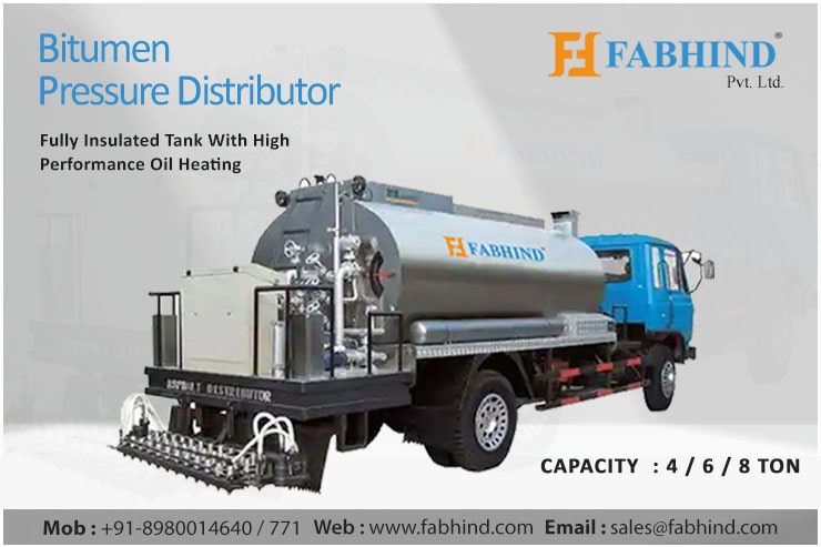 FabHind's tweet photo. Bitumen Pressure Distributor
Capacity : 4 / 6 / 8 Ton
#Fabhind #WasteTyreRecyclingPlant #WetMixPlant #SensorPaver #AsphaltDrumMixPlant #Punjab #Maharashtra
For more inquiry
Visit our website : https://t.co/oAzpUqh47L
Call us : +91 89800 14640 / 771
Email us : sales@fabhind.com https://t.co/7fFkzy4vaT