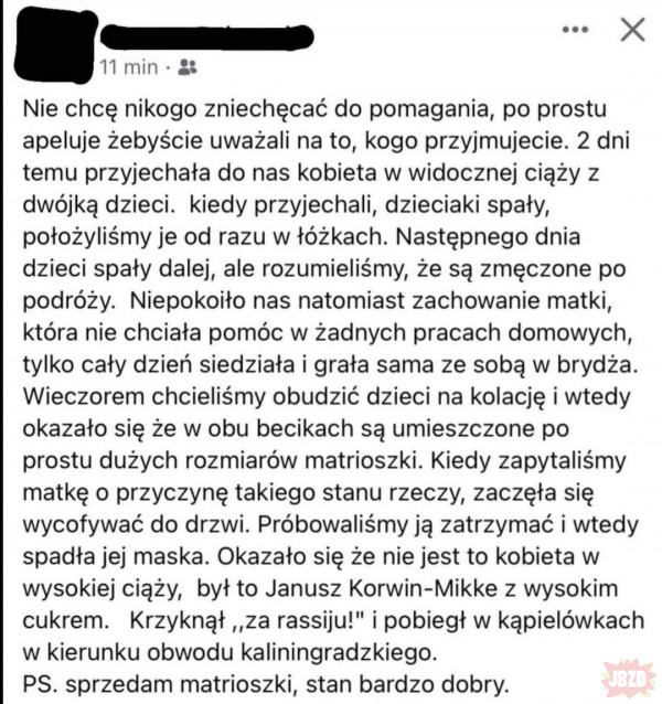 Uważajcie kogo zapraszacie do domu.