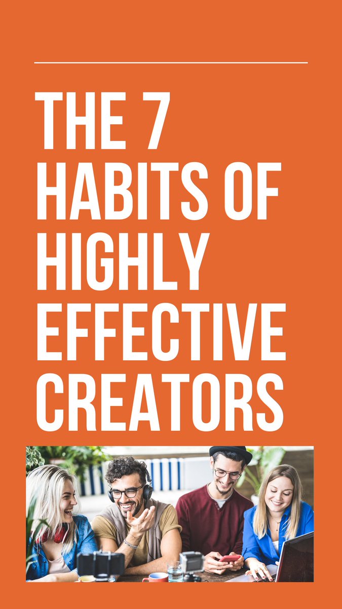 conflutech's tweet photo. The 7 Habits of Highly Effective Creators :
By : @nathanbarry https://t.co/s1sRsQ8YnO