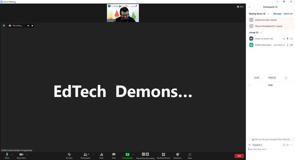 am_innovator's tweet photo. You go to start your first webinar session of the day and have this staring back at you...
Well, yes folks, that's exactly what I'm here for... solving #EdTechDemons π€£π€£
Who else has #EdTechDemons?
#EdTechDemo @EdtechDemo https://t.co/7xUOS051S4