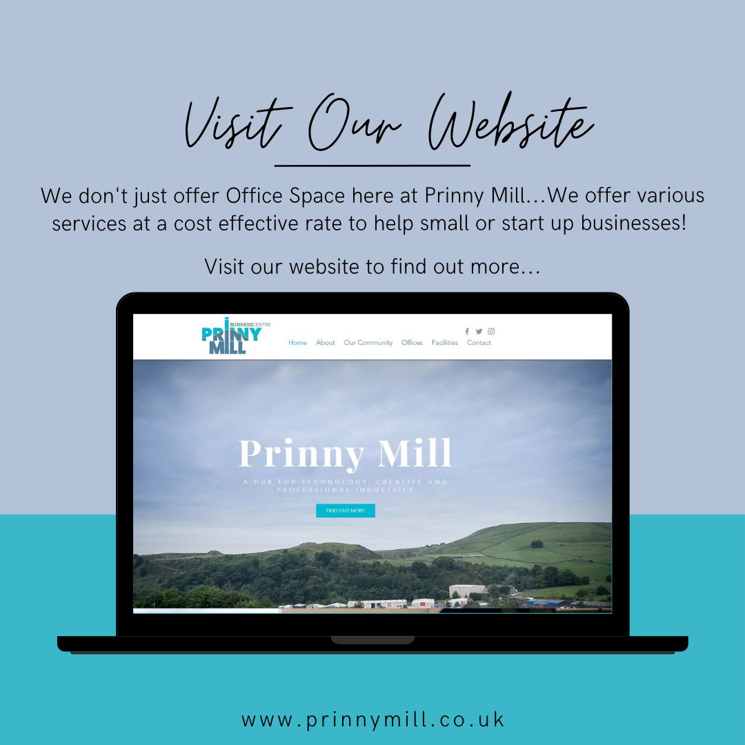 Are you looking for a reliable service to take the next step in your #business?

We have #offices available and other virtual packages to help you do that!

Visit our website to find out more!

To find out more info...
🌐prinnymill.co.uk.