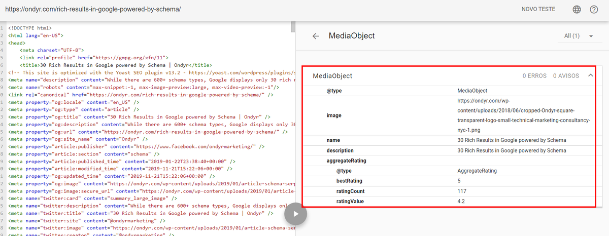 seozamp's tweet photo. One of these are structured in MediaObject type and apparently, its rich snippet worked to the blogpost https://t.co/4GBuZTRxHo