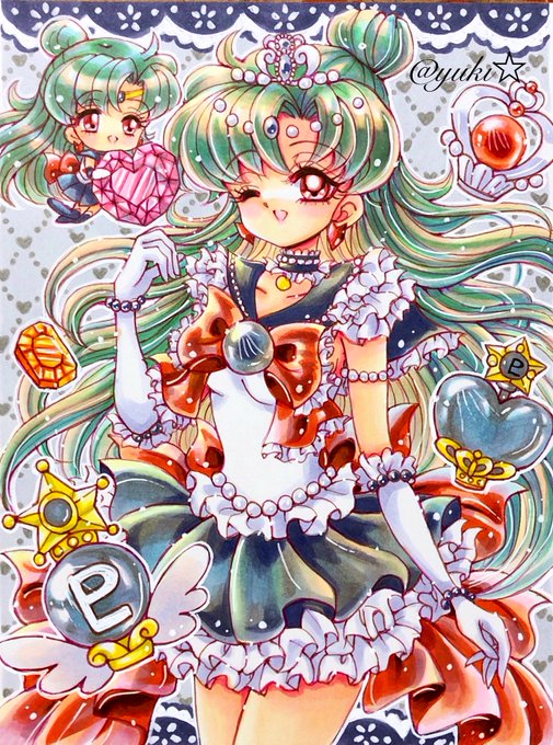 セーラープルートのtwitterイラスト検索結果
