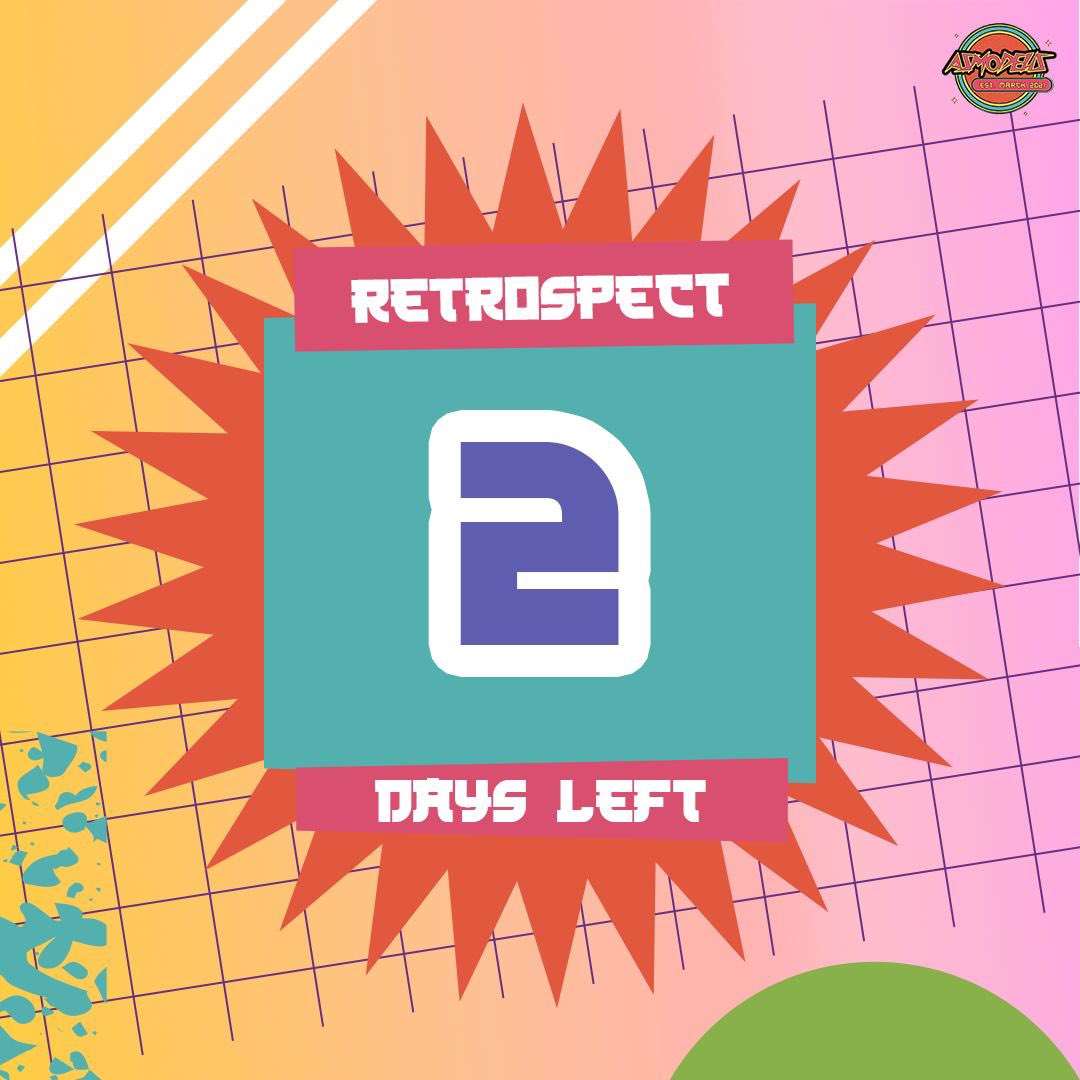 ASMOHQRP's tweet photo. You hear that, #HQRP and #ANIRP? 

Sounds like there's only 2 days left until we #BadeeyahWithASMO at the #ASMOversary, RETROSPECT: Asmodeus on Rewind 🕺🏻

We hope you're all as excited as we are! There's still time to register at the forms below! https://t.co/F3PnYcS06I