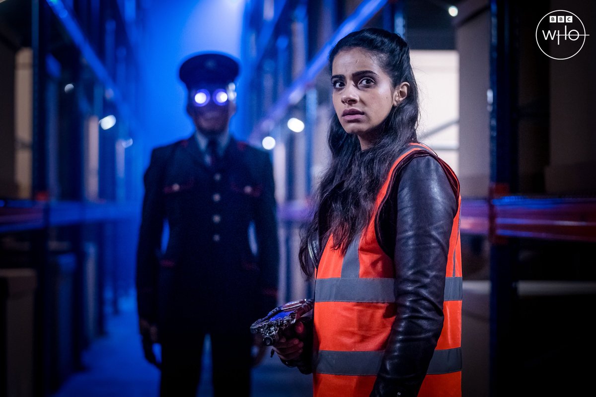 bbcdoctorwho's tweet photo. "Hello, co-workers. Please confine social interaction to leisure breaks" 📦 #TBT https://t.co/LoNoaPaCmA