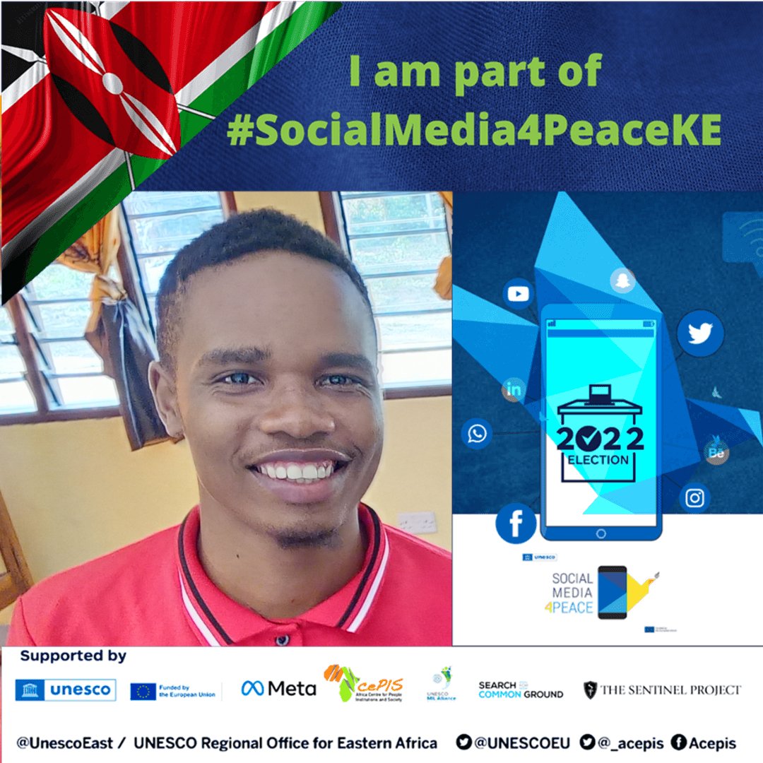 Kenyatta10Brian's tweet photo. Media information literacy
@_acepis @Meta @SFCG_ @UNESCOEU @EUinKenya @SentinelProject @SFCG_Kenya @UNESCO @iEARNKE @_acepis 
#SocialMedia4PeaceKE https://t.co/BM4hQHOGQf