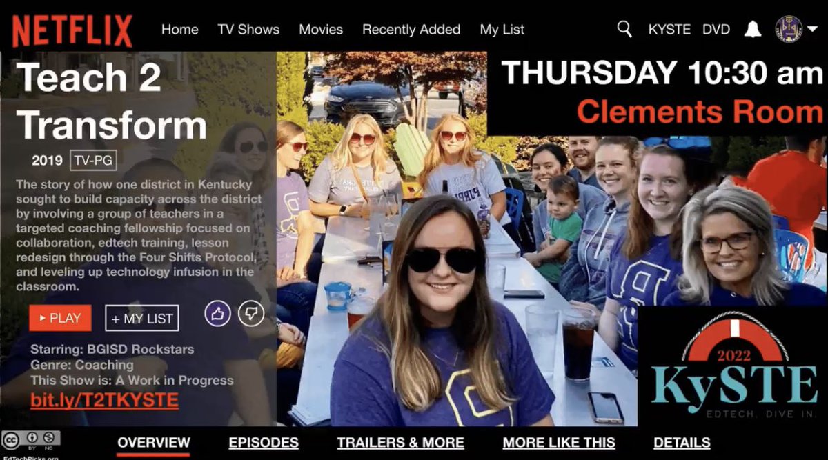 wkingbg's tweet photo. Hey #KYSTE22!👋🏼
Join us as we reimagine PD with our #T2T edtech fellowship. 
10:30am in Clements
Come discuss, play along, &amp; walk out with resources. Learn from #EduRockStar @MrsMarcumBGISD https://t.co/8ZA5ViFF8g