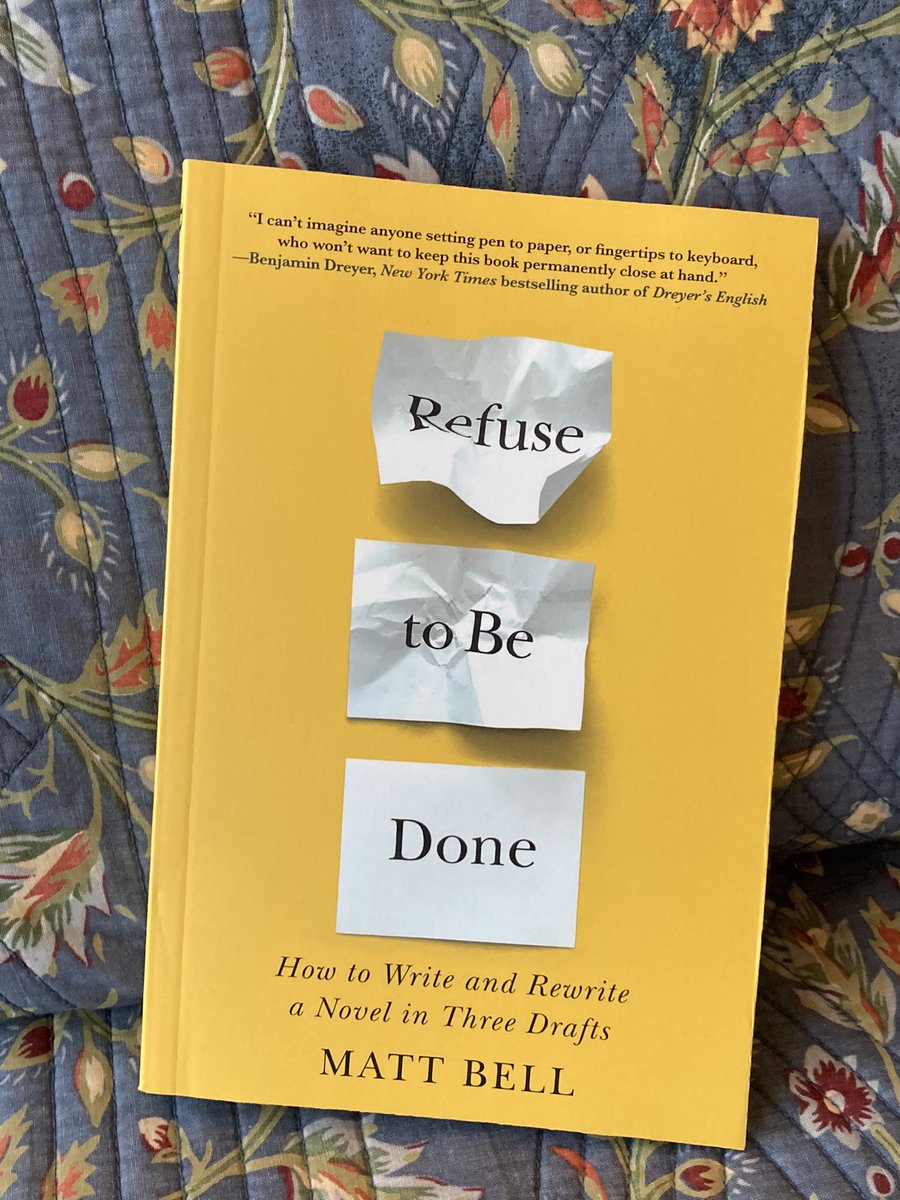 MichelleBoone16's tweet photo. Look what was waiting for me when I arrived in Toronto. Such a great title @mdbell79 ! It captures exactly what I’m feeling about my novel at this moment. https://t.co/UNIXJuZH7A