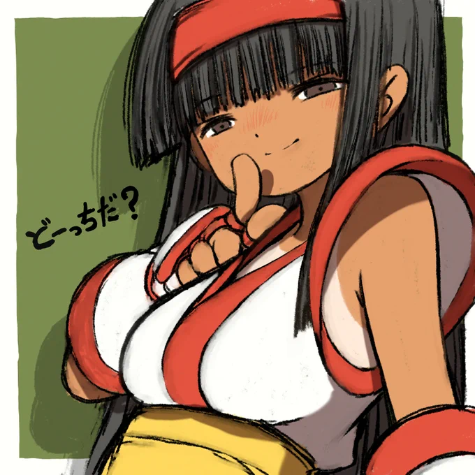 日焼けしたナコルル #サムライスピリッツ #ナコルル 