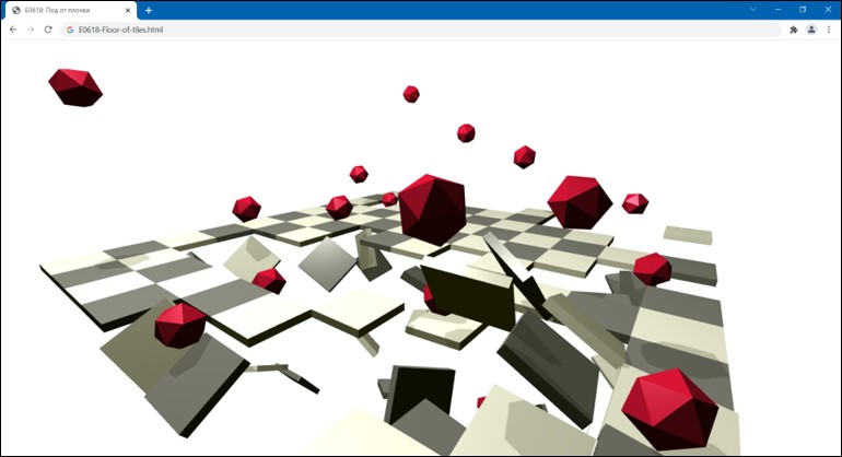 PavelBoytchev's tweet photo. Physijs only works with ancient Three.js. And I needed it for my classes. Forked it. Fixed classes & geometries. Now I'm happy again.
A few demos:
▪��� https://t.co/VxHpC2r8OY
▪️ https://t.co/XOW2j2XS5H
▪️ https://t.co/6kxBhfYpw6
▪️ https://t.co/rox5kQ20qz
#ThreeJS #PhysiJS #JS https://t.co/SHrLyM3tYu