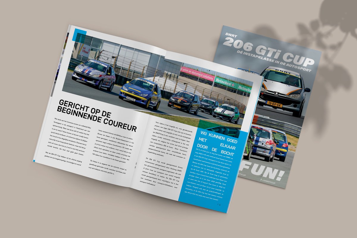 In ons nieuwe magazine vind je nu alles wat je moet weten over de 206 GTi Cup en waarom dit dé instapklasse in de autosport in de BeNeLux is!

Bekijk het hier: 206gticup.nl/magazine
