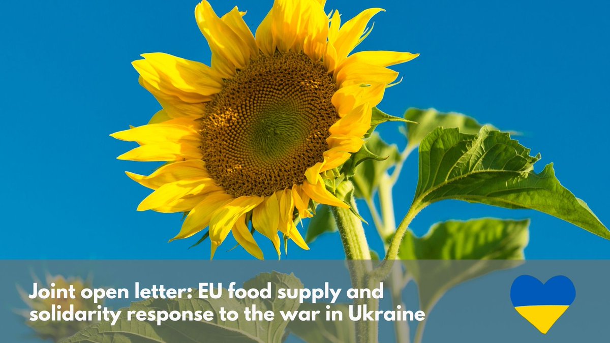 Together with +85 NGOs we are calling loud and strong @Vonderleyen @TimmermansEU @Wojciechowski @Kyriakides @Sinkevicius to keep up the #FarmToFork and #EUBiodiversityStrategy targets!
Don't let lobby groups use the war in Ukraine for their needs!
👉bit.ly/3sWUvqE