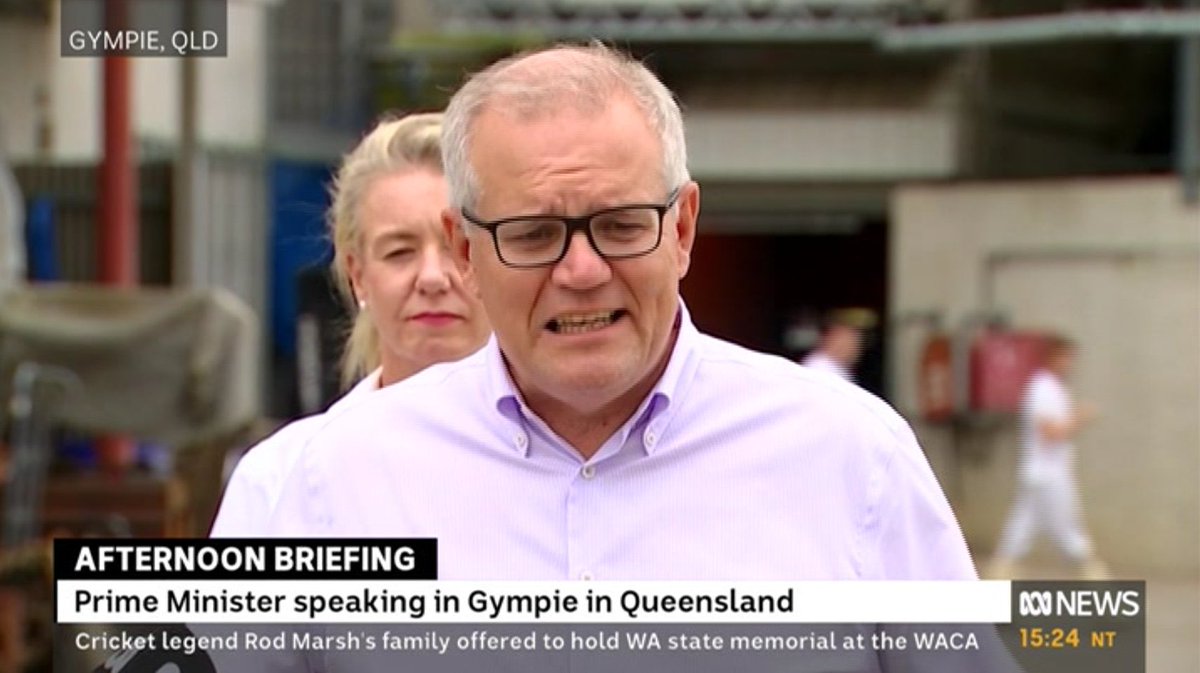 dexi_jo's tweet photo. It’s like that saying:

Behind every fake-crying, compassionless, sociopathic man
is a sport-rorting, gun-toting, homophobic woman.

#auspol #ScottMorrison #BridgetMcKenzie #VoteThemAllOut2022 https://t.co/XY3iDAbPBZ