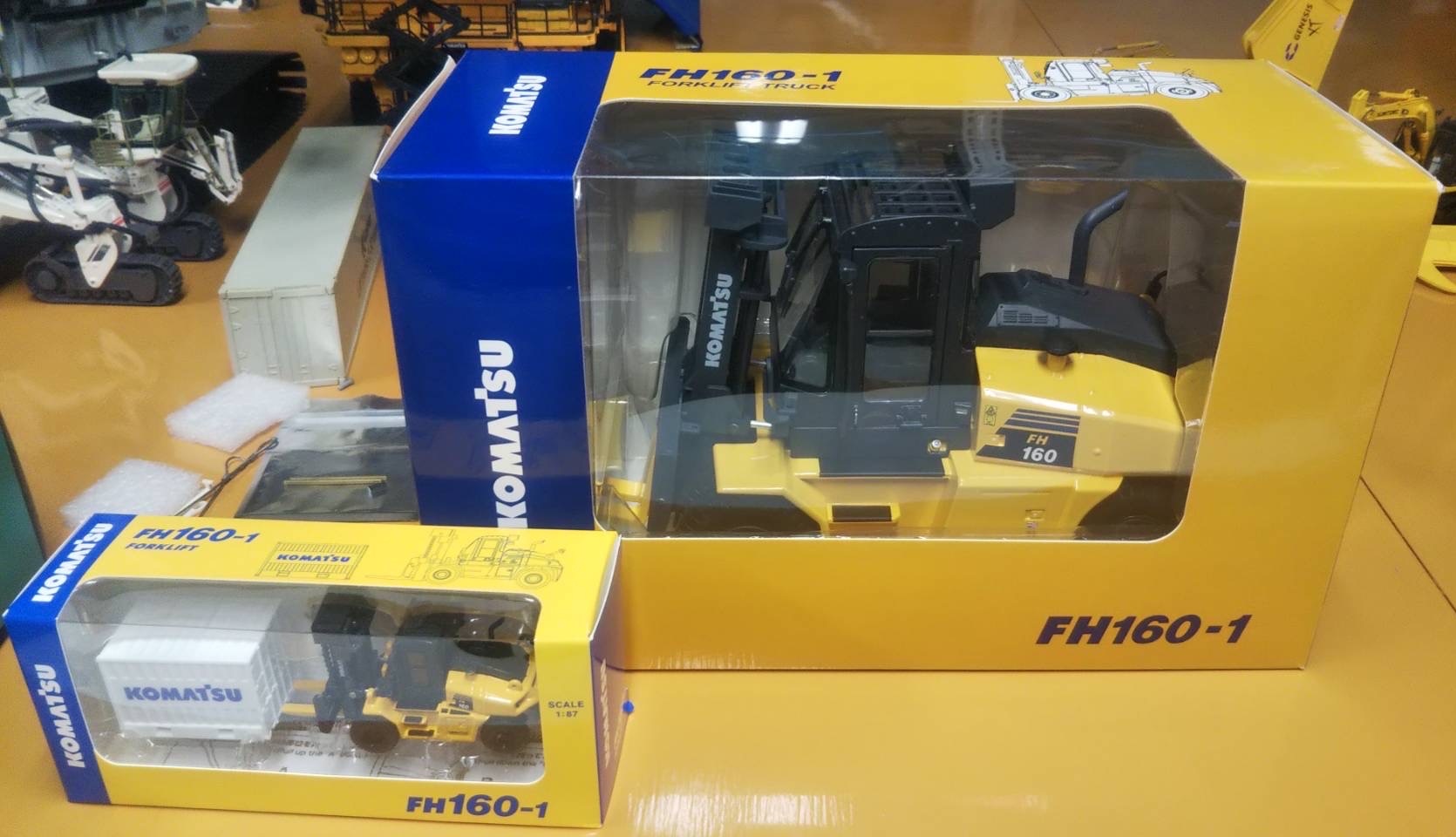 KOMATSU FORKLIFT FH 160-1 フォークリフト 非売品 KOMATSU