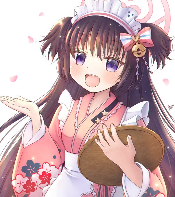 「あっ、おかえりなさい!先生」
#ブルアカ #BlueArchive 