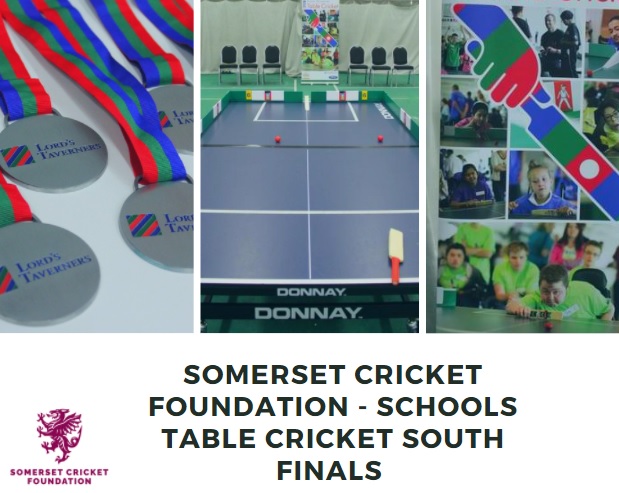 SomCricketFDN's tweet photo. Great to have the Somerset Cricket Foundation Schools Table Cricket South Finals at @SomersetCCC  today! https://t.co/op8IN9jUUh