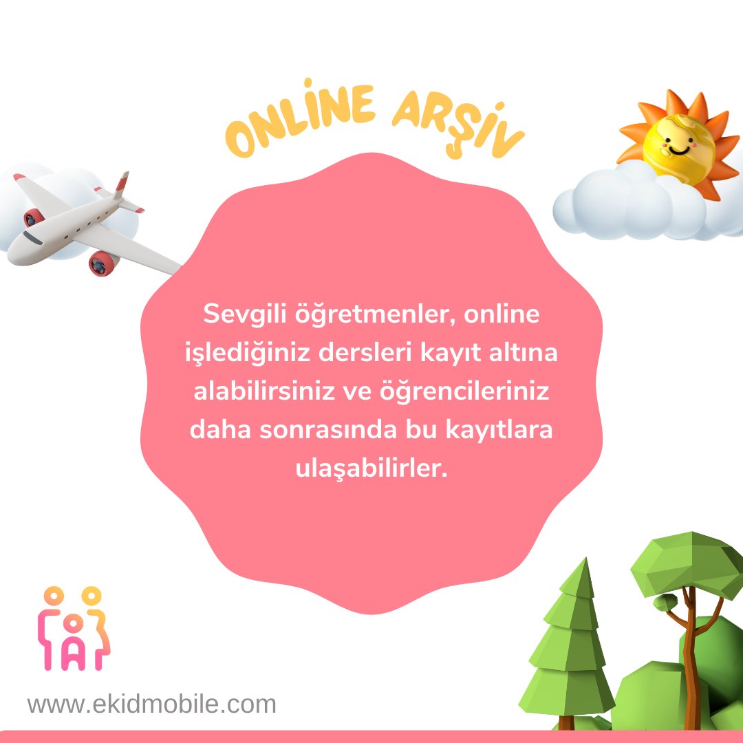 Ekidmobile's tweet photo. Sevgili öğretmenler, eKid+ Online Arşiv modülü sayesinde online işlediğiniz dersleri kayıt altına alabilirsiniz ve öğrencileriniz daha sonrasında bu kayıtlara ulaşabilirler.

Ayrıntılı bilgi için :08505500606

#ekidmobile #goldenyazilim #online #arşiv #ogretmen #öğrenci #ders https://t.co/IzJaGooNQ8