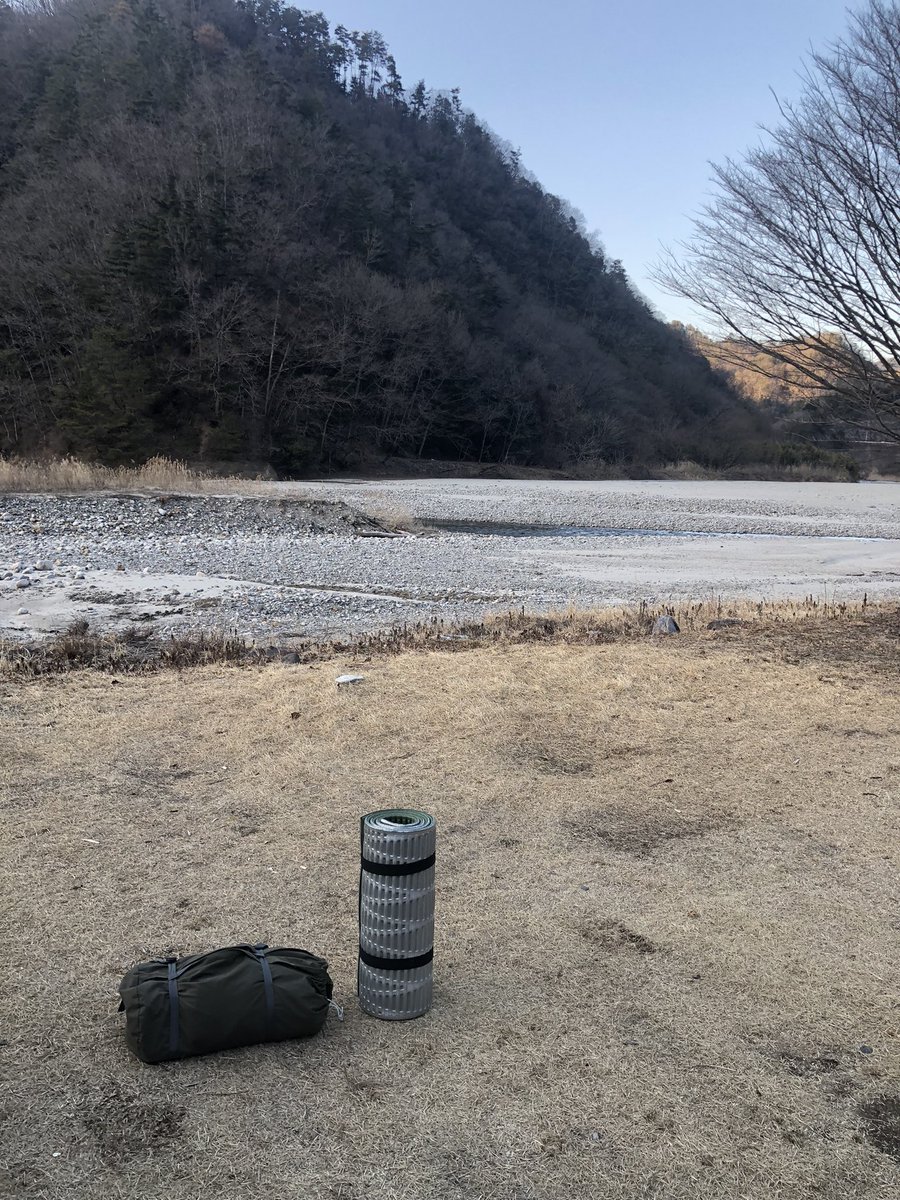 shizen_suki_'s tweet photo. ここをキャンプ地とする（言ってみたかったw）
#ソロキャンプ
#和知野川キャンプ場 https://t.co/wOJHqmCvON