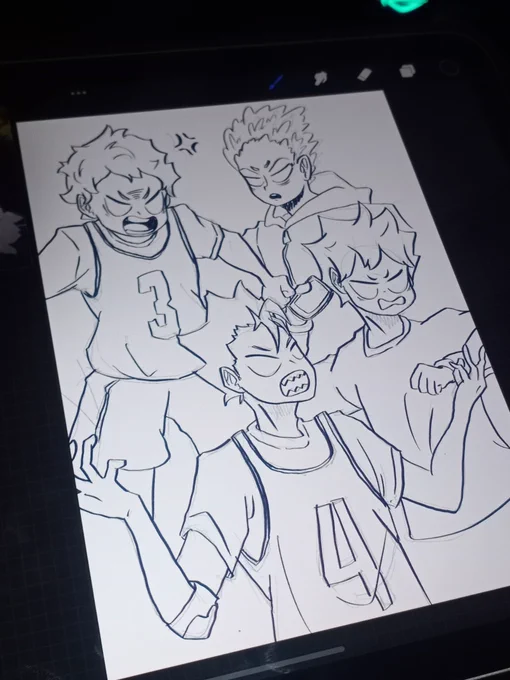 my haikyuu ot4 feral wip 