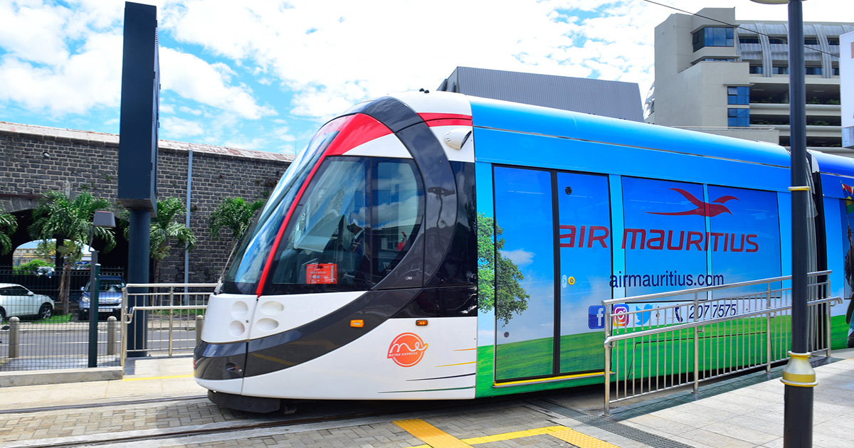 airmauritius's tweet photo. Highlights of the launching of the โProudly Mauritianโ campaign with the unveiling of a Metro Express Ltd train-wrapping held on Wednesday 09 March 2022
#airmauritius
#proudlymauritian
#metroexpress
#itsforme https://t.co/wCc08XBuAl