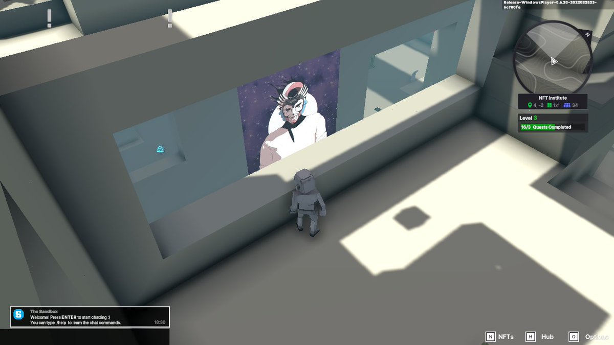Xco0D's tweet photo. @omnimorphs @TheSandboxGame Looking at me from everywhere. https://t.co/wpV2gIizNj