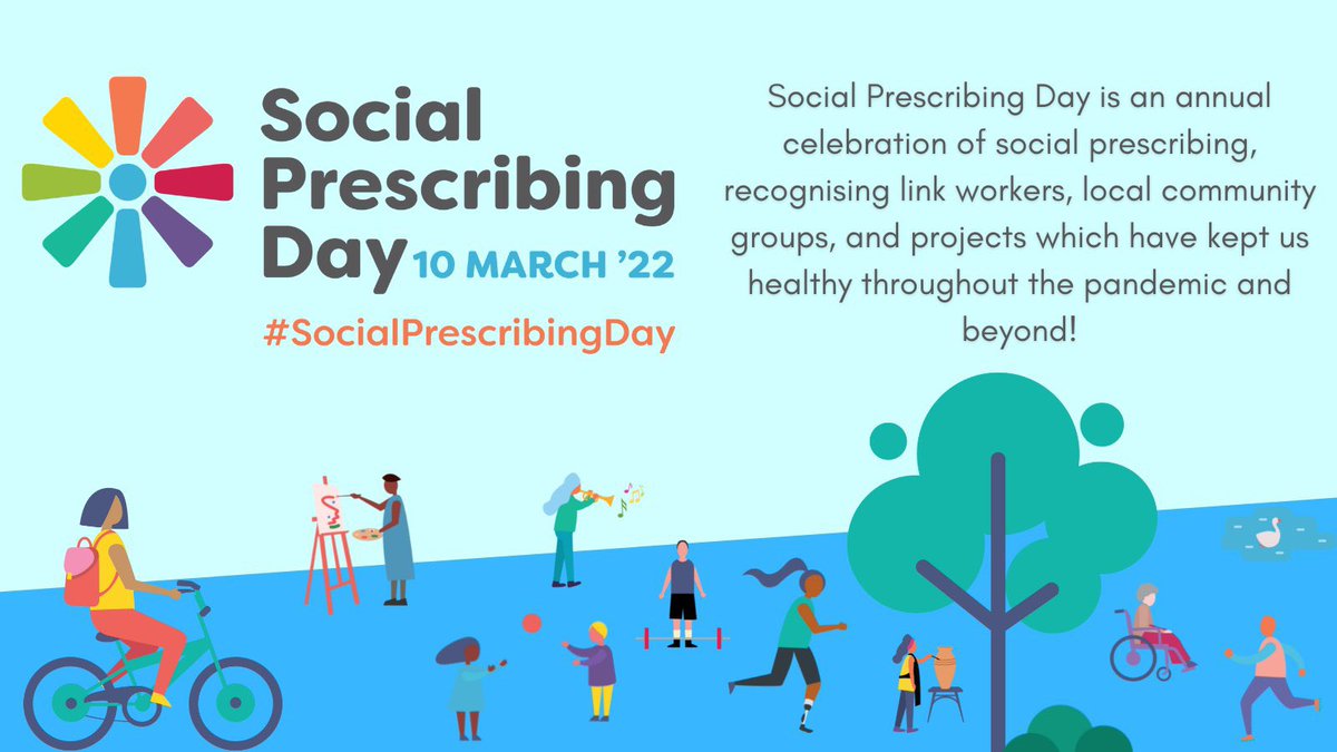 SPRINGSocialPre's tweet photo. Today we are celebrating Social Prescribing Day, recognising the fantastic work being done to improve health outcomes for patients &amp; participants through an innovative community-led approach to health &amp; well-being. @ScotCommHW @HLCAlliance https://t.co/CZoGMB2Ca3