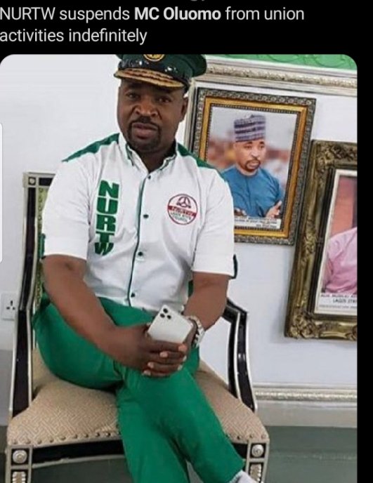 Yovi_chuks's tweet photo. #ThemDanServeMcOluomoBreakfast🤔
NURTW suspended MC.Oluomo from the union indefinitely coming After his previous endorsement contract with NDLEA as their Ambassador...You say wahala be like wetin again😳
Is it a Right Decision by the Union? #ChookMouth #LoungeShow #YoviChuks https://t.co/y2Ioabl4ry