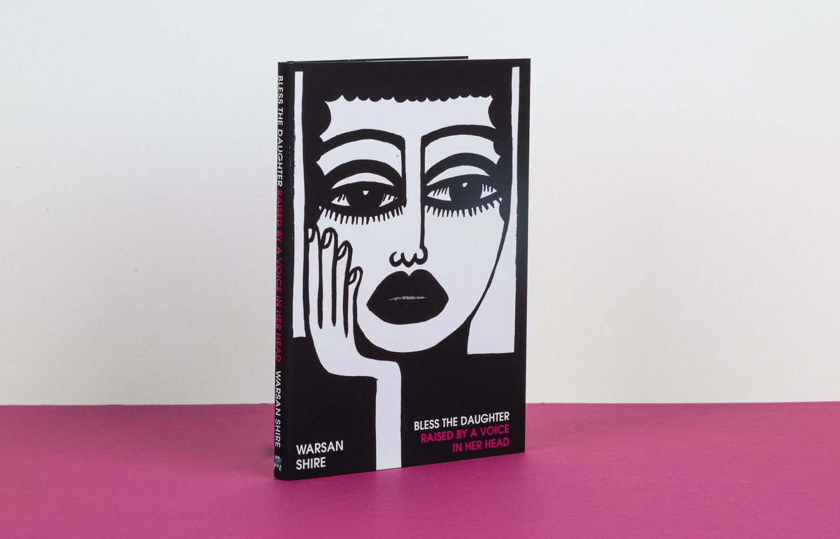 PenguinUKBooks's tweet photo. We're very excited to publish Bless the Daughter Raised by a Voice in her Head today, the first full collection from award-winning Somali British poet @warsan_shire. Exploring migration, womanhood, trauma and resilience.

Find out more: https://t.co/Hbcsd23bLl https://t.co/0C3AKdtZyZ