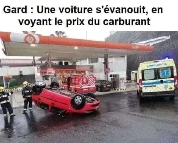 RocketYounes's tweet photo. Even my car is stunned by gas price! https://t.co/zbpuaTWmhh